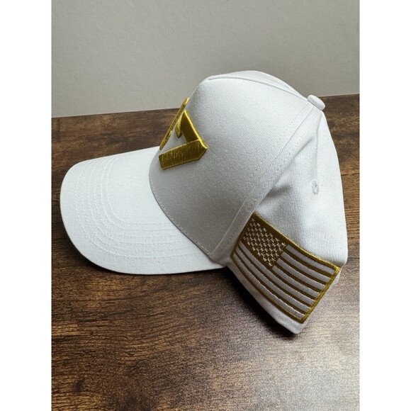 🇺🇸OFFICIAL Turning Point USA Charlie Kirk 47 White Gold Hat - Picture 3 of 14